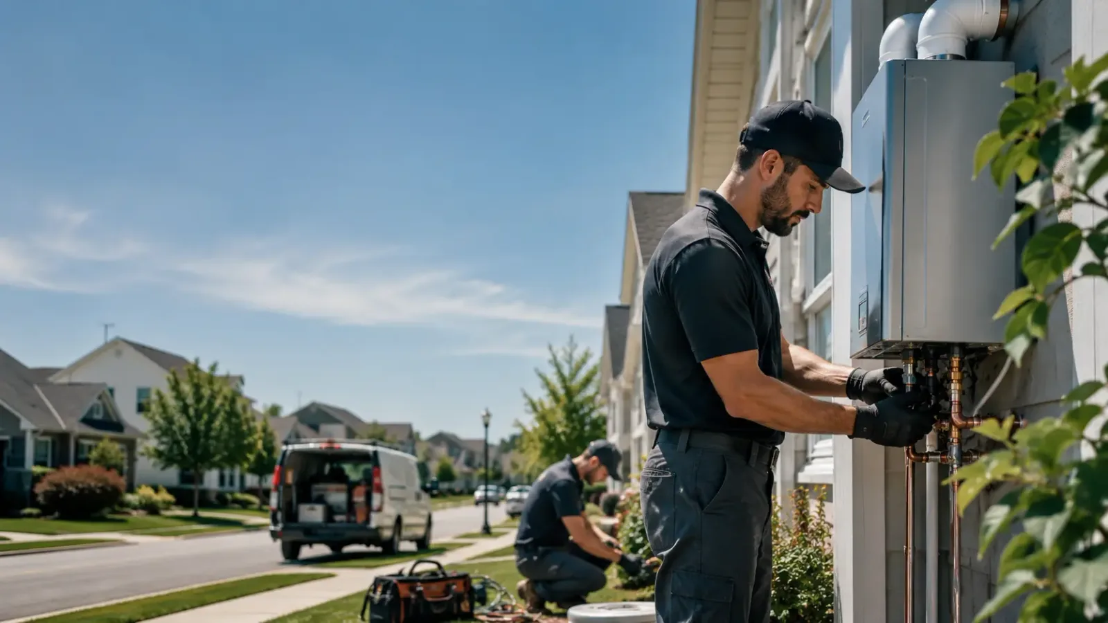 Tankless Water Heater Installation in Denmark, WI